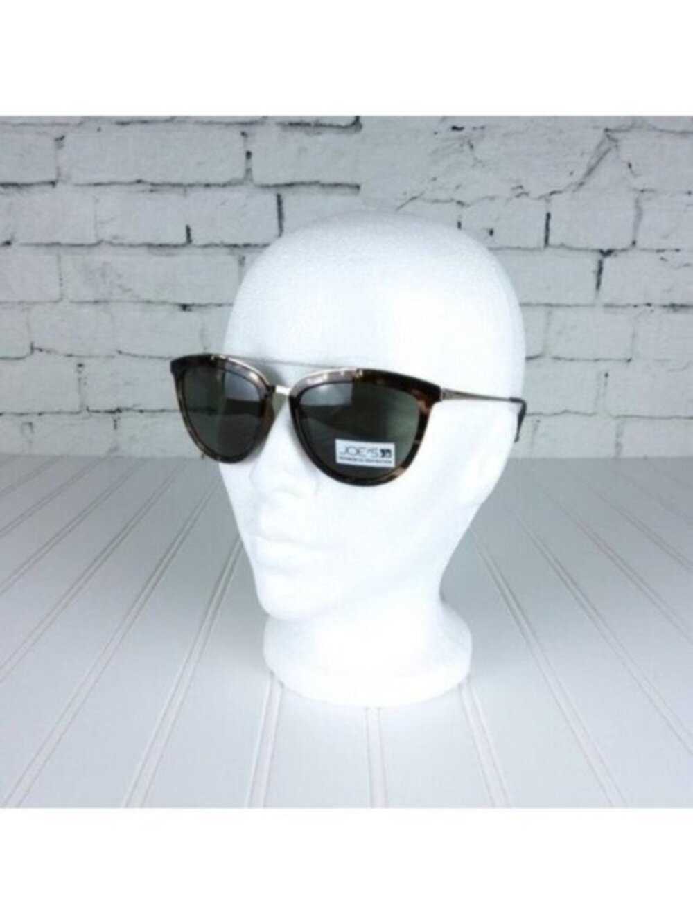 Joe's Jeans Tortoise Shell Cat Eye Sunglasses Brown